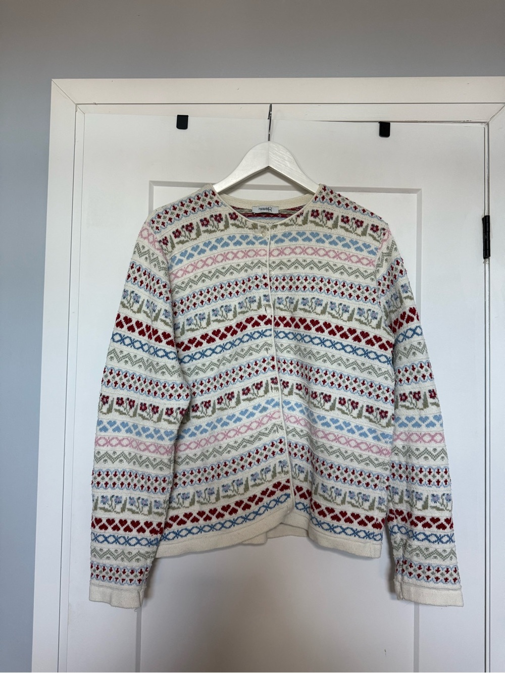 Patterned cardigan